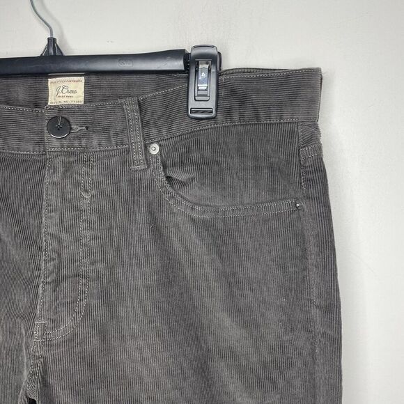 J.CREW Corduroy Pants Men 35 x 32 Slim Fit 484 NEW Straight Leg Stretch G7128 - Picture 3 of 14